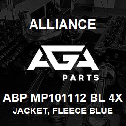 ABP MP101112 BL 4X Alliance JACKET, FLEECE BLUE | AGA Parts