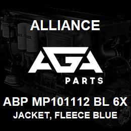 ABP MP101112 BL 6X Alliance JACKET, FLEECE BLUE | AGA Parts