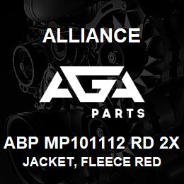 ABP MP101112 RD 2X Alliance JACKET, FLEECE RED | AGA Parts