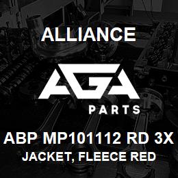 ABP MP101112 RD 3X Alliance JACKET, FLEECE RED | AGA Parts