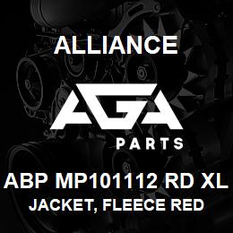 ABP MP101112 RD XL Alliance JACKET, FLEECE RED | AGA Parts