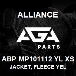 ABP MP101112 YL XS Alliance JACKET, FLEECE YEL | AGA Parts