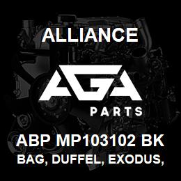 ABP MP103102 BK Alliance BAG, DUFFEL, EXODUS, BLACK | AGA Parts