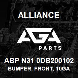 ABP N31 0DB200102 Alliance BUMPER, FRONT, 10GA CHROME, GMC | AGA Parts