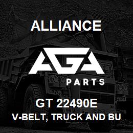 GT 22490E Alliance V-BELT, TRUCK AND BUS, SECTION RA, 19/32 X 49-1/8 | AGA Parts