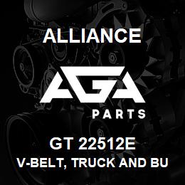 GT 22512E Alliance V-BELT, TRUCK AND BUS, SECTION RA, 19/32 X 51-3/8 | AGA Parts