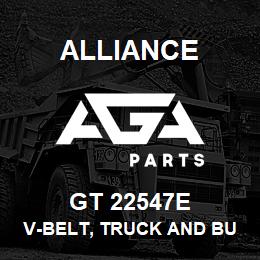 GT 22547E Alliance V-BELT, TRUCK AND BUS, SECTION RA, 19/32 X 55-1/8 | AGA Parts