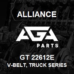 GT 22612E Alliance V-BELT, TRUCK SERIES, 61-1/4, 1555 LONG, 11/16, 17 TOP, WIDTH, 36 DEG ANGLE | AGA Parts