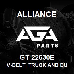 GT 22630E Alliance V-BELT, TRUCK AND BUS SERIES, 63-1/8, 1605 LONG, 11/16, 17 TOP WIDTH, 36 DEG ANGLE | AGA Parts