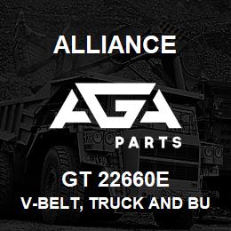 GT 22660E Alliance V-BELT, TRUCK AND BUS, SECTION RA, 19/32 X 66-1/4 | AGA Parts