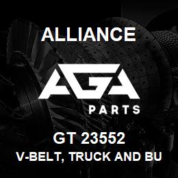 GT 23552 Alliance V-BELT, TRUCK AND BUS, SECTION S, 19/32 X 54-3/4 | AGA Parts