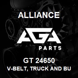 GT 24650 Alliance V-BELT, TRUCK AND BUS, SECTION TA, 21/32 X 65-1/4 | AGA Parts