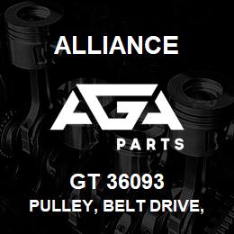GT 36093 Alliance PULLEY, BELT DRIVE, STEEL, V-RIBBED 8 GROOVED 74MM X 17MM X 37MM | AGA Parts
