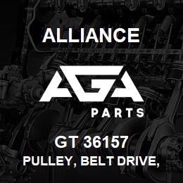 GT 36157 Alliance PULLEY, BELT DRIVE, STEEL V-RIBBED 6 GROOVED (87MM X 17MM X 31MM)-FLANGED | AGA Parts