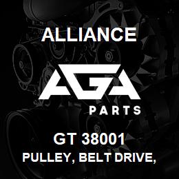 GT 38001 Alliance PULLEY, BELT DRIVE, STEEL, SMOOTH/BACKSIDE 90MM X 17MM X 30.5MM | AGA Parts