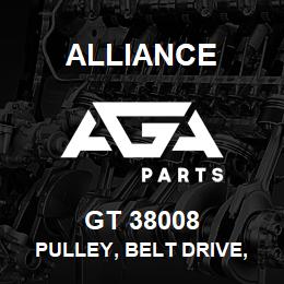 GT 38008 Alliance PULLEY, BELT DRIVE, THERMOPLASTIC V-RIBBED 6 GROOVED (70MM X 17MM X 25MM)-FLANGED | AGA Parts