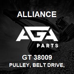 GT 38009 Alliance PULLEY, BELT DRIVE, THERMOPLASTIC, V-RIBBED 6 GROOVED (76MM X 17MM X 25MM)-FLANGED | AGA Parts