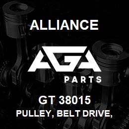 GT 38015 Alliance PULLEY, BELT DRIVE, THERMOPLASTIC SMOOTH/BACKSIDE (76MM X 17MM X 26MM) | AGA Parts