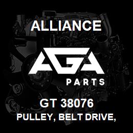 GT 38076 Alliance PULLEY, BELT DRIVE, STEEL SMOOTH/BACKSIDE (75MM X 30MM X 40MM) | AGA Parts