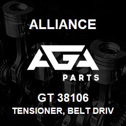 GT 38106 Alliance TENSIONER, BELT DRIVE, THERMOPLASTIC V-RIBBED 6 GROOVED (76MM X 17MM X 25MM) | AGA Parts