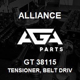 GT 38115 Alliance TENSIONER, BELT DRIVE, THERMOPLASTIC SMOOTH/BACKSIDE (90MM X 17MM X 25.5MM) | AGA Parts