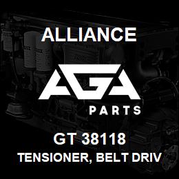 GT 38118 Alliance TENSIONER, BELT DRIVE, STEEL SMOOTH/BACKSIDE (76MM X 17MM X 30.5MM) | AGA Parts