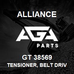 GT 38569 Alliance TENSIONER, BELT DRIVE, STEEL, SMOOTH/BACKSIDE 75MM X 30MM X 32.5MM | AGA Parts