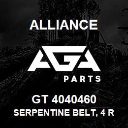 GT 4040460 Alliance SERPENTINE BELT, 4 RIB X 46 | AGA Parts