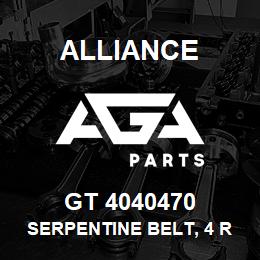 GT 4040470 Alliance SERPENTINE BELT, 4 RIB X 47 | AGA Parts