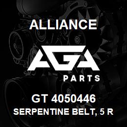 GT 4050446 Alliance SERPENTINE BELT, 5 RIB 21/32 X 45-1/8 | AGA Parts