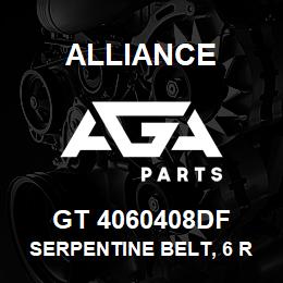 GT 4060408DF Alliance SERPENTINE BELT, 6 RIB X 40.79 | AGA Parts