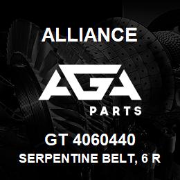GT 4060440 Alliance SERPENTINE BELT, 6 RIB X 44 | AGA Parts