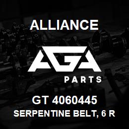 GT 4060445 Alliance SERPENTINE BELT, 6 RIB X 44.5 | AGA Parts