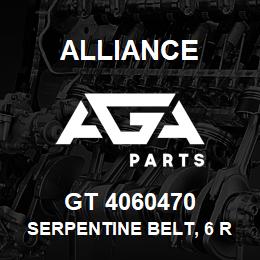 GT 4060470 Alliance SERPENTINE BELT, 6 RIB X 47 | AGA Parts
