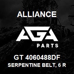 GT 4060488DF Alliance SERPENTINE BELT, 6 RIB 13/16 X 49-1/2 | AGA Parts