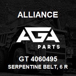GT 4060495 Alliance SERPENTINE BELT, 6 RIB X 49.5 | AGA Parts
