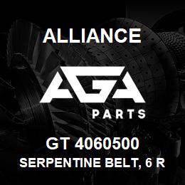 GT 4060500 Alliance SERPENTINE BELT, 6 RIB X 50 | AGA Parts