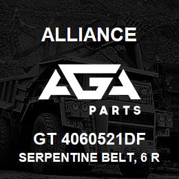 GT 4060521DF Alliance SERPENTINE BELT, 6 RIB, 13/16 X 52-3/4 | AGA Parts