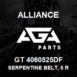 GT 4060525DF Alliance SERPENTINE BELT, 6 RIB | AGA Parts