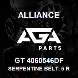 GT 4060546DF Alliance SERPENTINE BELT, 6 RIB | AGA Parts