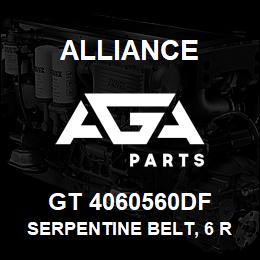 GT 4060560DF Alliance SERPENTINE BELT, 6 RIB | AGA Parts