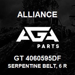 GT 4060595DF Alliance SERPENTINE BELT, 6 RIB, 13/16 X 60 IN. | AGA Parts