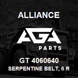 GT 4060640 Alliance SERPENTINE BELT, 6 RIB X 64 | AGA Parts