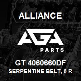 GT 4060660DF Alliance SERPENTINE BELT, 6 RIB, 13/16 X 66-3/4 | AGA Parts