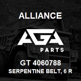 GT 4060788 Alliance SERPENTINE BELT, 6 RIB 13/16 X 79-1/2 | AGA Parts