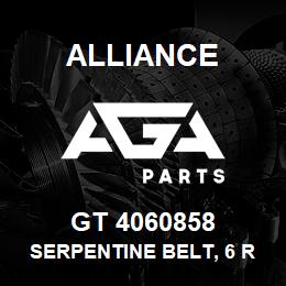 GT 4060858 Alliance SERPENTINE BELT, 6 RIB 13/16 X 86-3/8 | AGA Parts