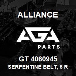 GT 4060945 Alliance SERPENTINE BELT, 6 RIB X 94.5 | AGA Parts