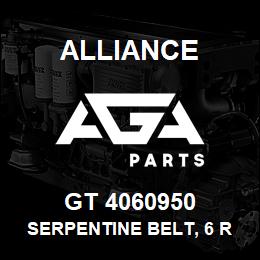 GT 4060950 Alliance SERPENTINE BELT, 6 RIB X 95 | AGA Parts