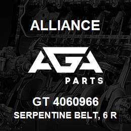 GT 4060966 Alliance SERPENTINE BELT, 6 RIB, 13/16 X 97-1/8 | AGA Parts