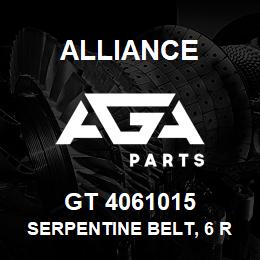 GT 4061015 Alliance SERPENTINE BELT, 6 RIB X 101.5 | AGA Parts
